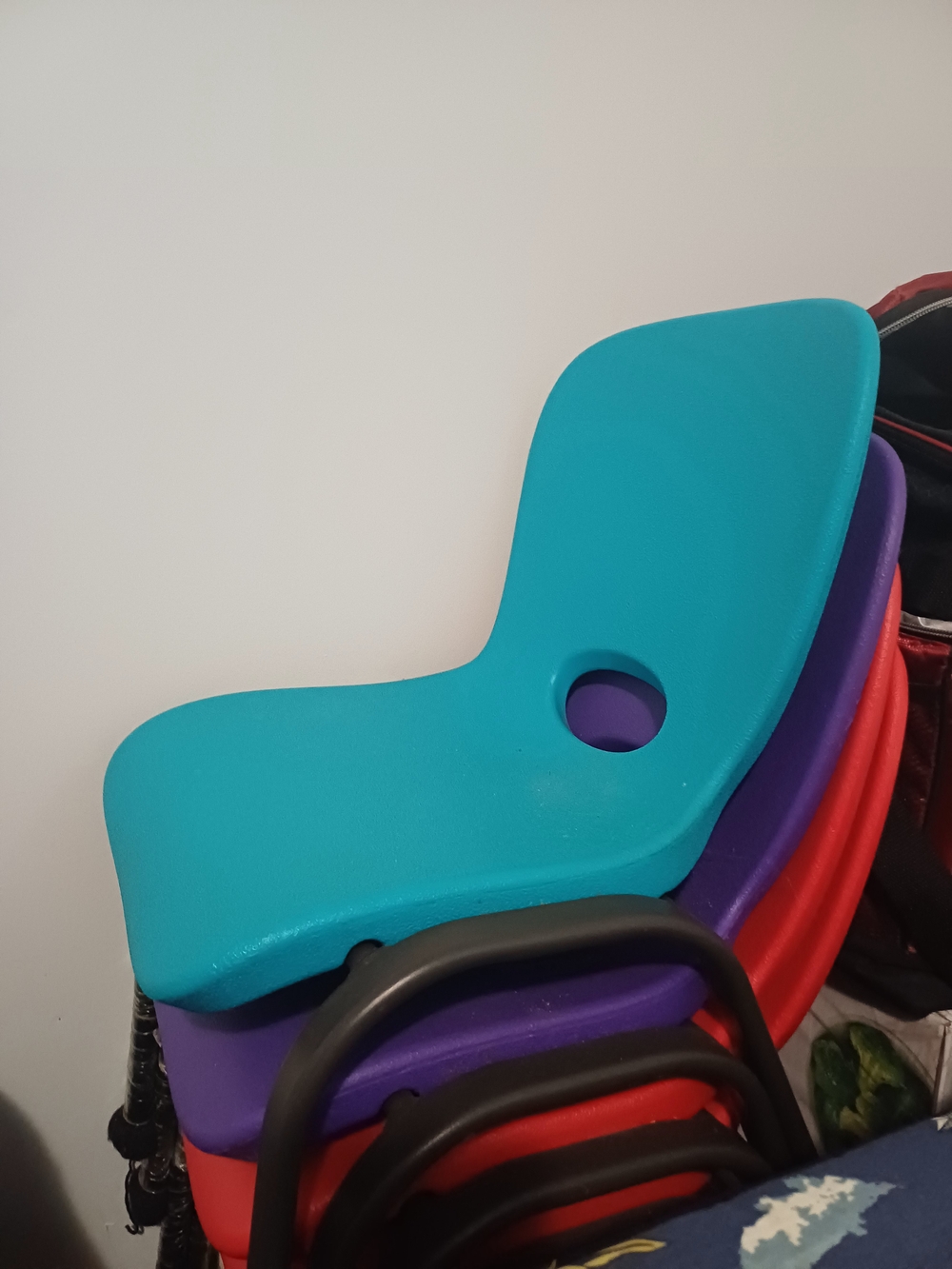 Kids Teal Stackable Seat Cushion - Unbranded